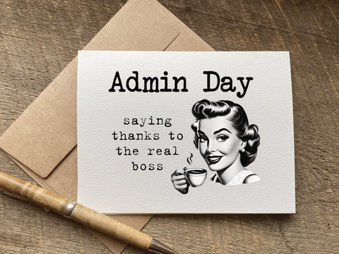 admin day: saying thanks to the real boss