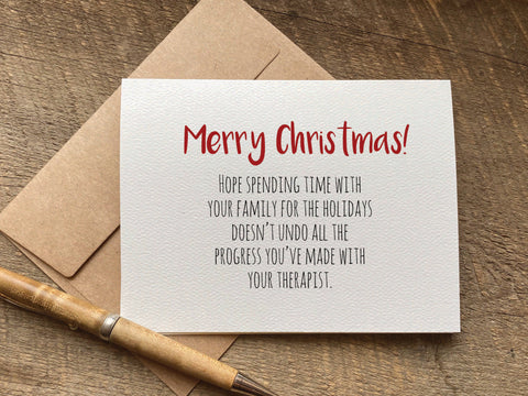 hope spending time with your family / christmas card