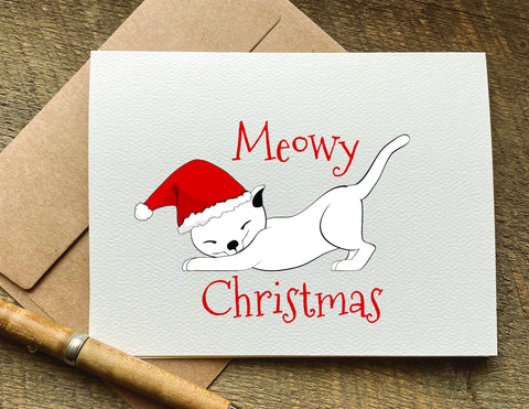 meowy christmas / christmas card