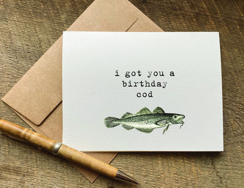 i got you a birthday cod / birthday card