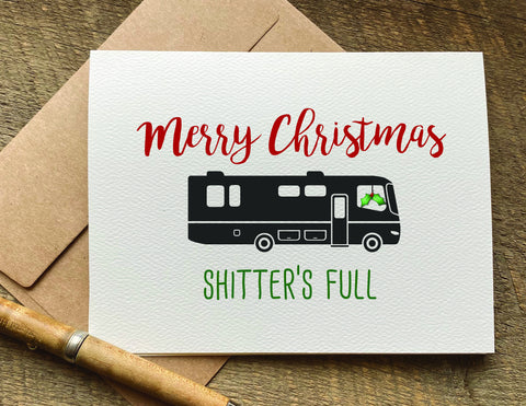 merry christmas shitter's full christmas card