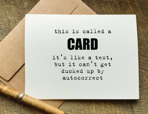this is called a card / greeting card