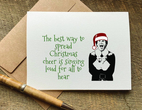 the best way to spread christmas cheer / christmas card