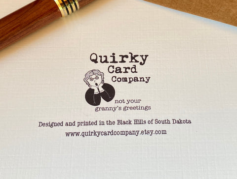 they say your eyes get worse as you get older / birthday card