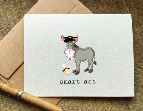 smart ass / graduation card