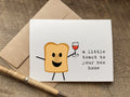 a little toast to your new home cute greeting card / housewarming gift