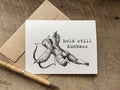 hold still dumbass funny valentines day card with cupid