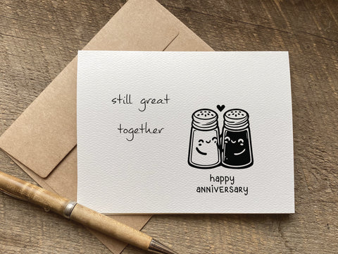 still great together / anniversary card