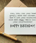 funny and rude aging birthday card