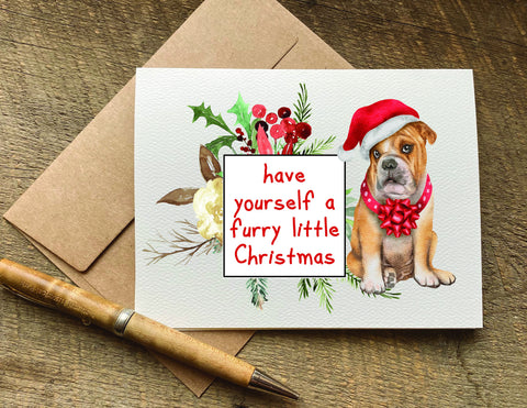 have yourself a furry little christmas card