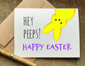 hey peeps happy easter card