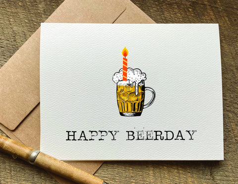 happy beer day birthday card