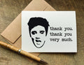 Elvis thank you very much greeting card